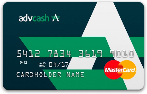 AdvCash Kreditkarte